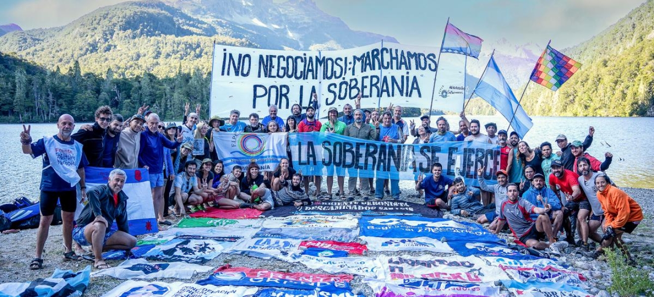 Finalizó la marcha que buscó mostrar que Lago Escondido es "patrimonio de los argentinos"
